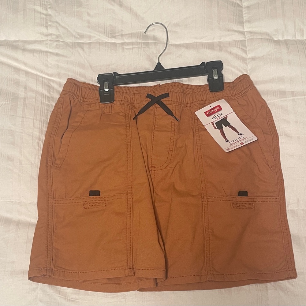 Wrangler Kids Tan Cargo Shorts